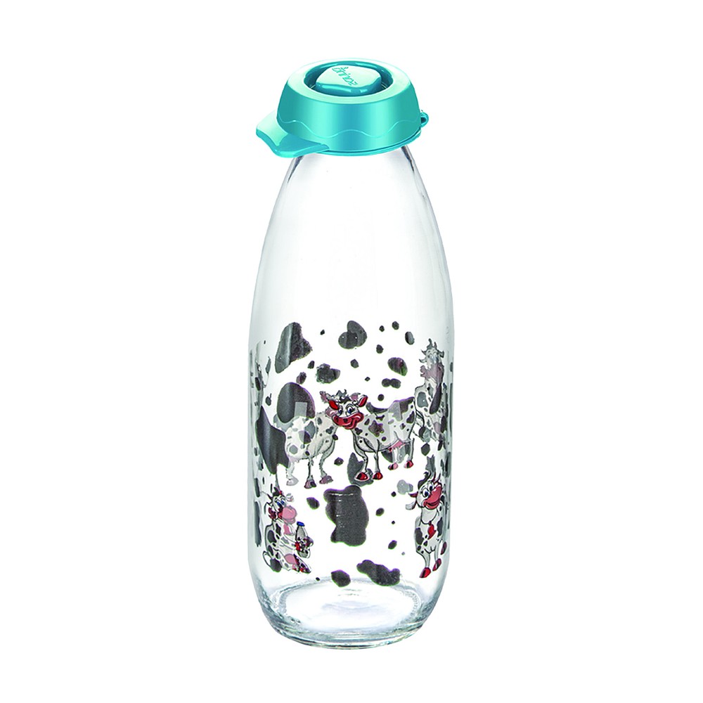 Decorated Milk Bottle
