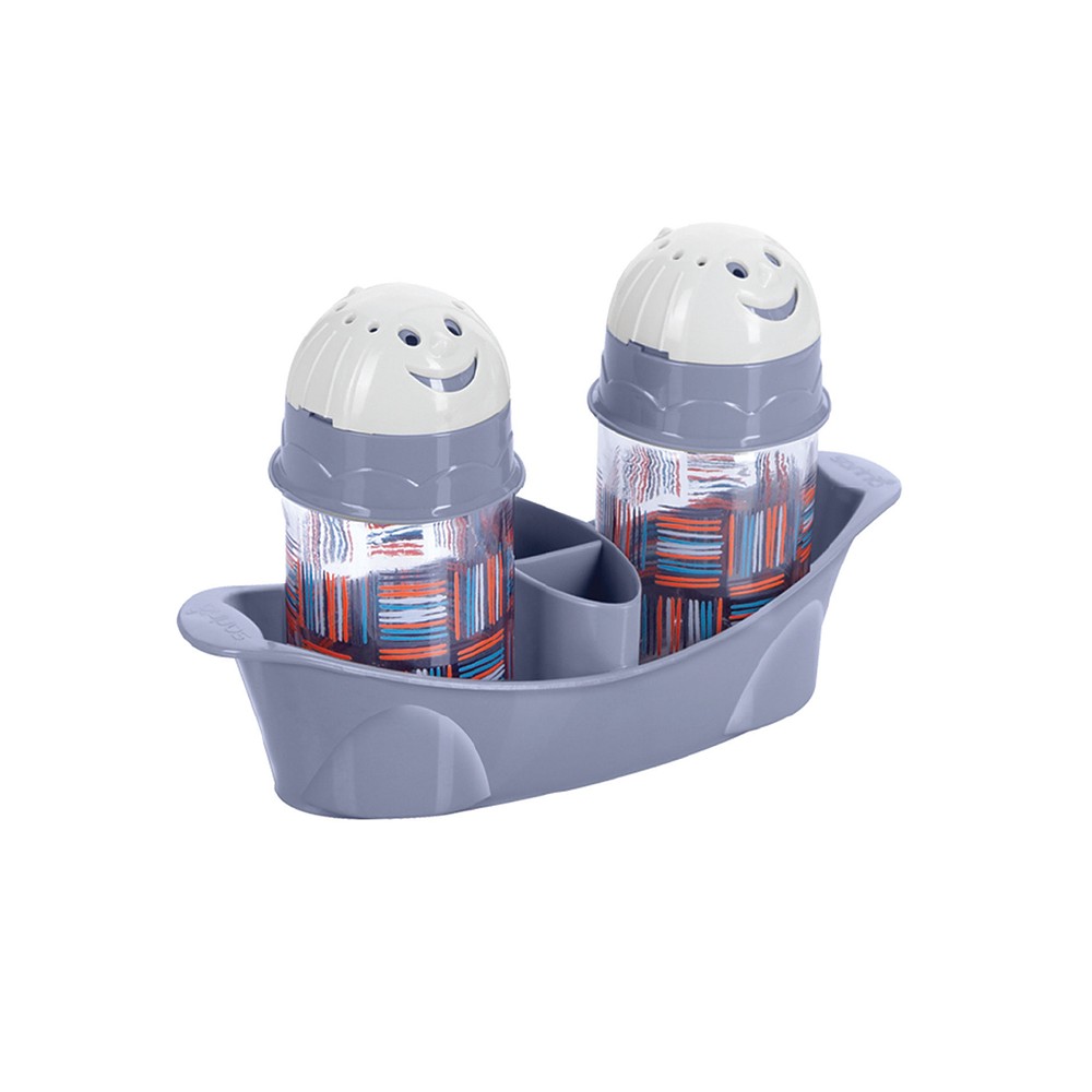 Decorated Salt Shaker of 2 (Window Gift Box)