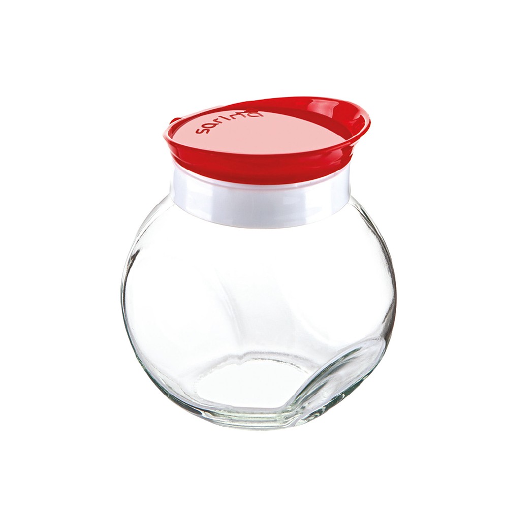 Double-Bottom Glass Jar