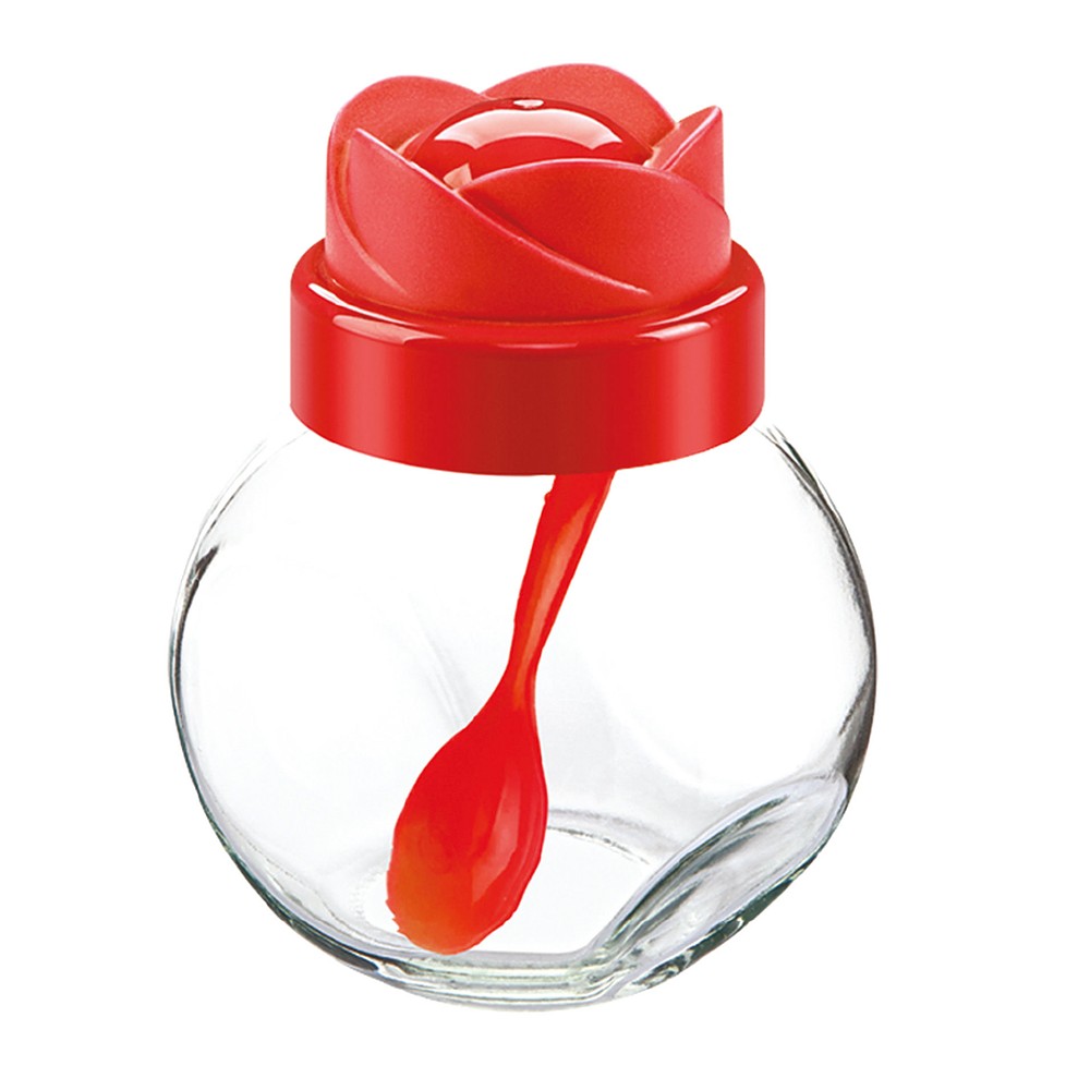 Double-Bottom Bud Jar with Spoon
