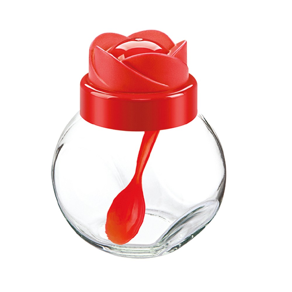 Double-Bottom Bud Jar with Spoon