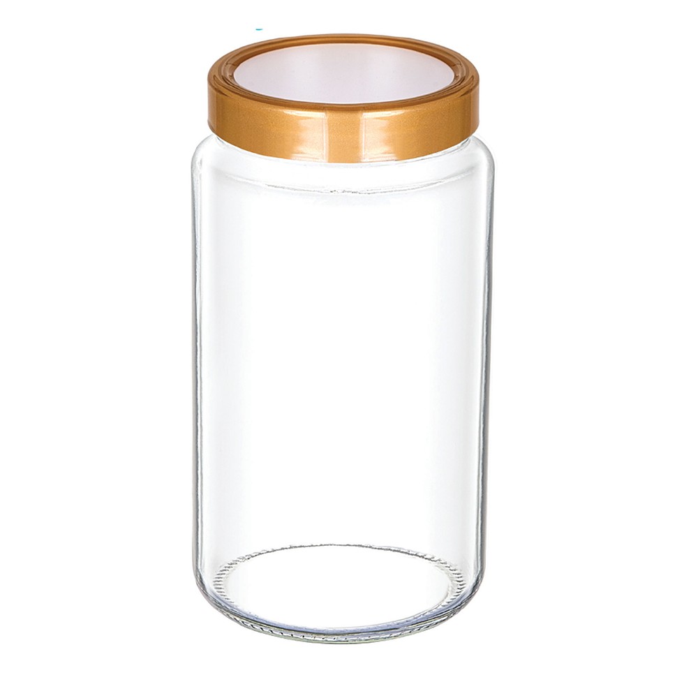 See Through Crystal Lid Jar