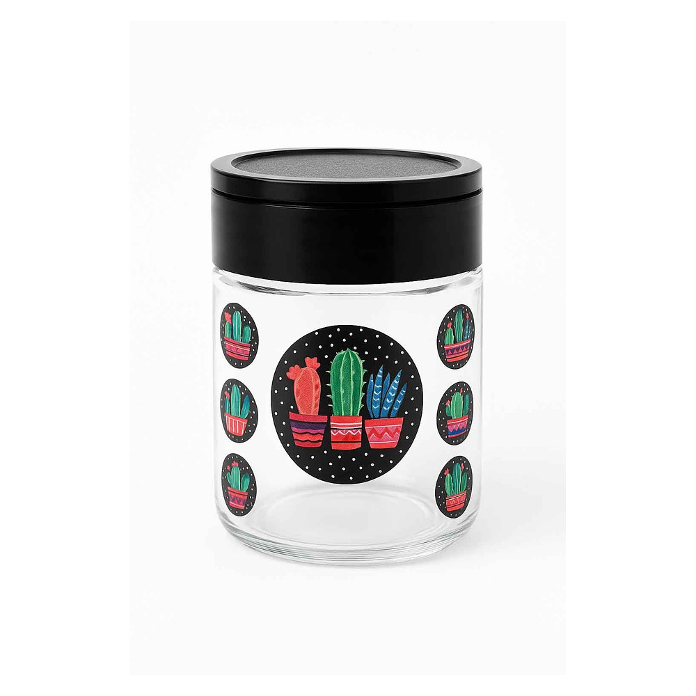 Vacuum Lid Patterned Jar