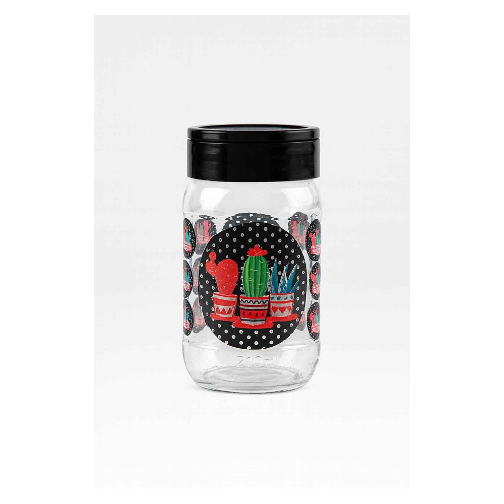 Vacuum Lid Patterned Jar