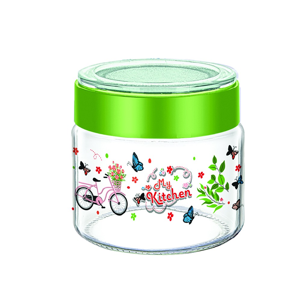 Vacuum Lid Patterned Jar