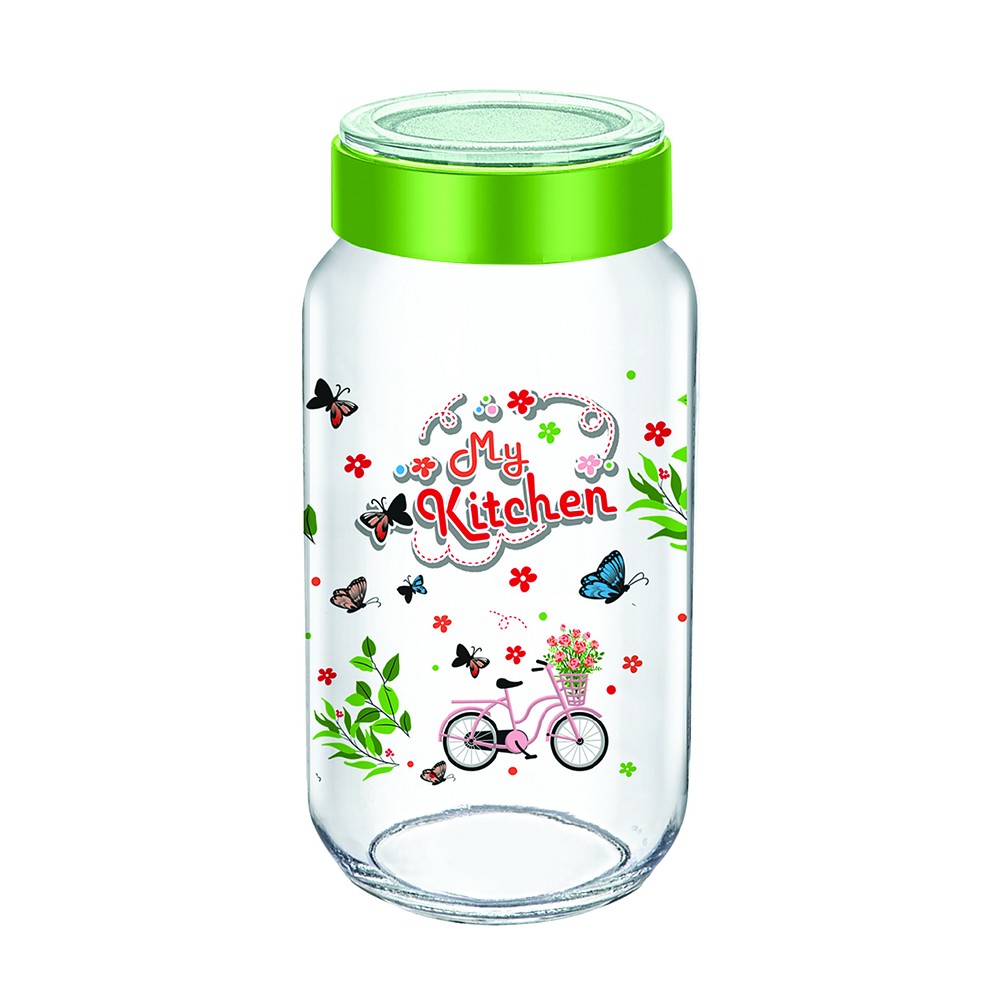 Vacuum Lid Patterned Jar